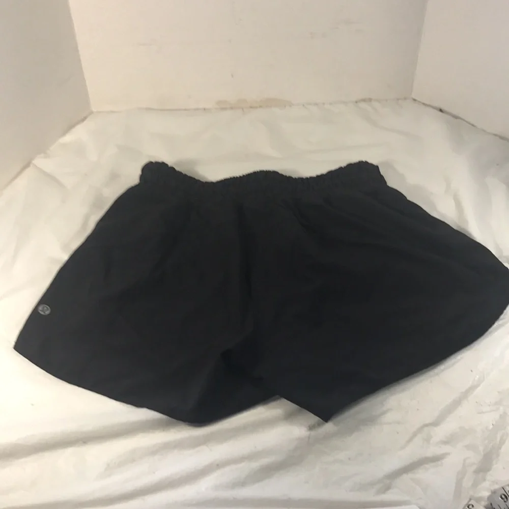 Lululemon Women's Hottie Hot Black Athletic Poly Blend Shorts